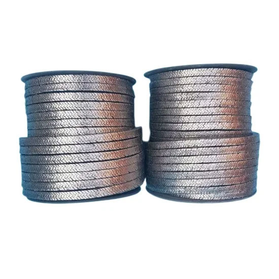 High-Temperature Expanded Graphite Braided Gland Packing